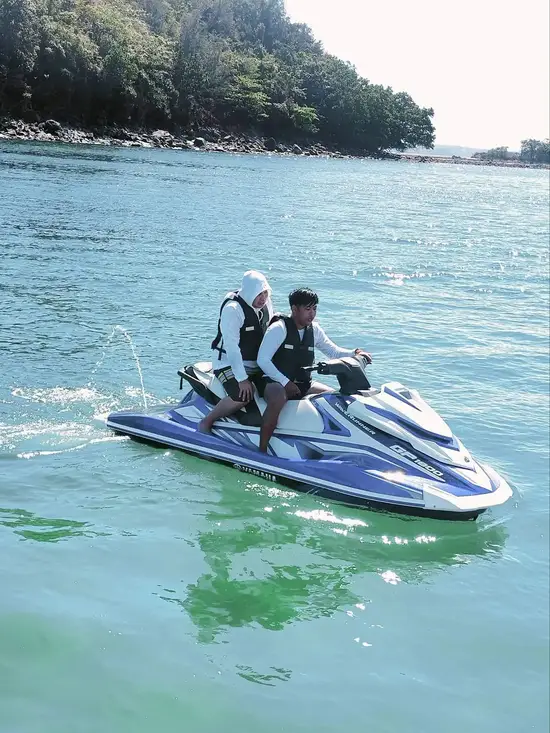 Jet ski riding